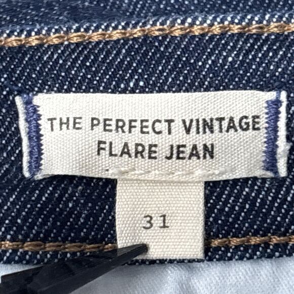 Madewell Jeans Womens 31 The Perfect Vintage Flare Dark Wash High Rise - Picture 3 of 13